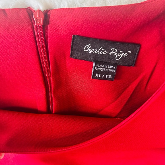 Flared Red Dress - Picture 4 of 6